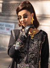 MUSHQ BRAND 5024 DHANAK EMBROIDERED 3 PIECE